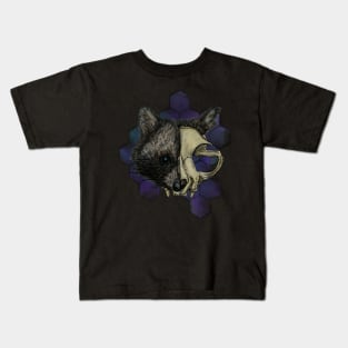 Raccoon Skull Kids T-Shirt